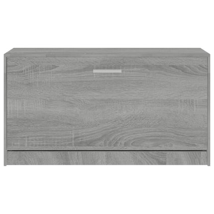 Schoenenbank 80X24X45 Cm Bewerkt Hout Eikenkleur - XdropX