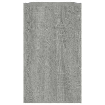 Schoenenbank 80X24X45 Cm Bewerkt Hout Eikenkleur - XdropX