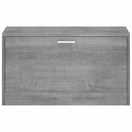 Schoenenbank 80X24X45 Cm Bewerkt Hout Eikenkleur - XdropX