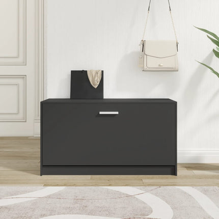 Schoenenbank 80X24X45 Cm Bewerkt Hout Eikenkleur - XdropX