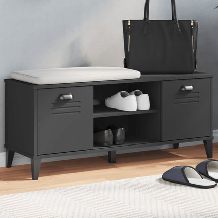 Schoenenbank Viken 106X35X45 Cm Bewerkt Hout - XdropX