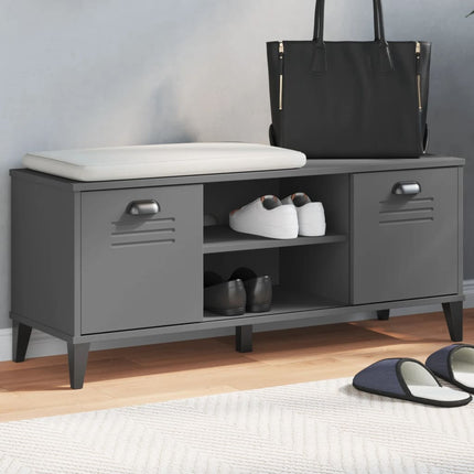 Schoenenbank Viken 106X35X45 Cm Bewerkt Hout - XdropX