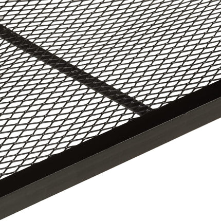 Schoenenbankje 110X35X45 Cm Massief Acaciahout En Ijzer - XdropX