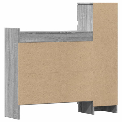 Schoenenkast 100,5X28X100 Cm Bewerkt Hout Eiken - XdropX