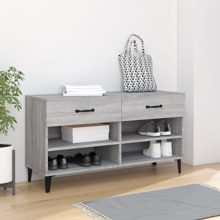 Schoenenkast 102X35X55 Cm Bewerkt Hout - XdropX