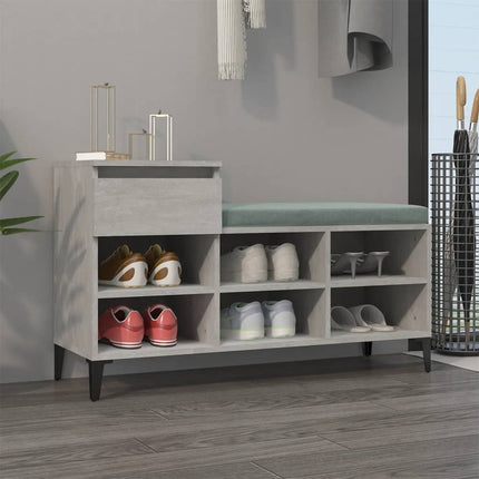 Schoenenkast 102X36X60 Cm Bewerkt Hout Kleurig - XdropX