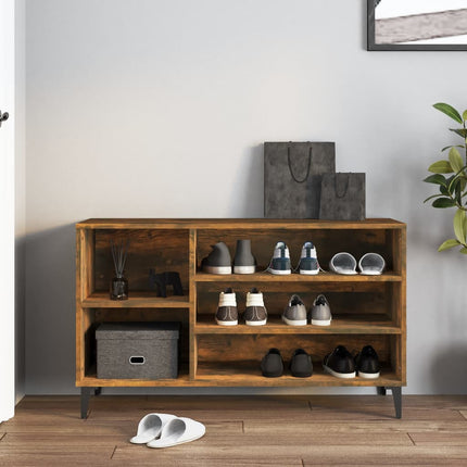 Schoenenkast 102X36X60 Cm Bewerkt Hout Kleurig - XdropX