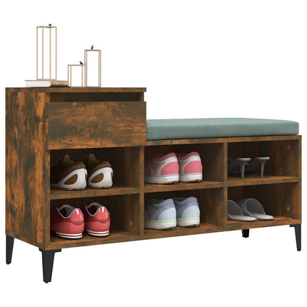 Schoenenkast 102X36X60 Cm Bewerkt Hout Kleurig - XdropX
