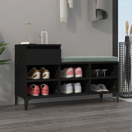 Schoenenkast 102X36X60 Cm Bewerkt Hout Kleurig - XdropX