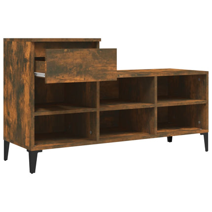 Schoenenkast 102X36X60 Cm Bewerkt Hout Kleurig - XdropX