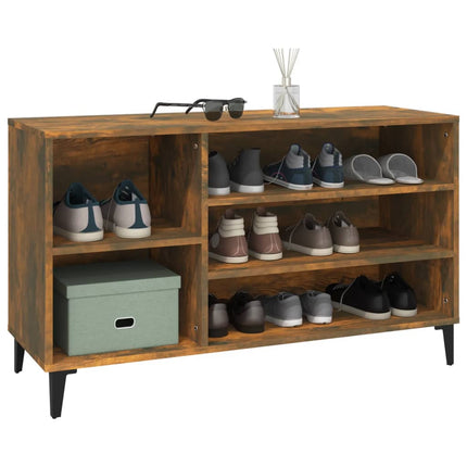Schoenenkast 102X36X60 Cm Bewerkt Hout Kleurig - XdropX