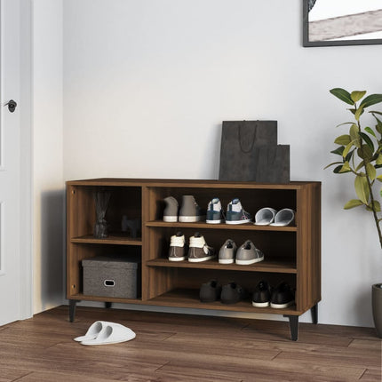 Schoenenkast 102X36X60 Cm Bewerkt Hout Kleurig - XdropX