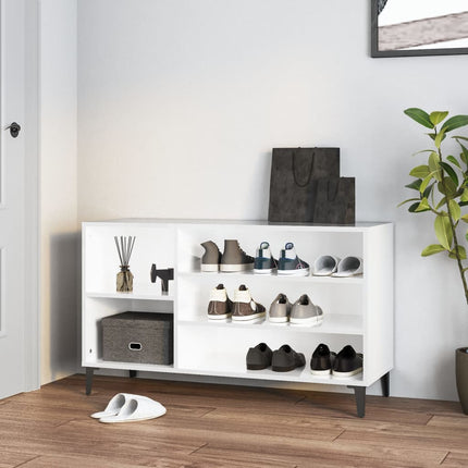 Schoenenkast 102X36X60 Cm Bewerkt Hout Kleurig - XdropX