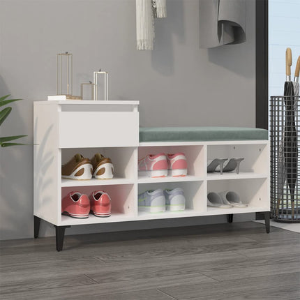 Schoenenkast 102X36X60 Cm Bewerkt Hout Kleurig - XdropX