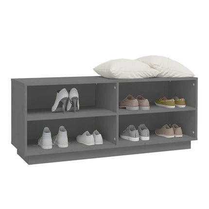 Schoenenkast 110X34X45 Cm Massief Grenenhout - XdropX
