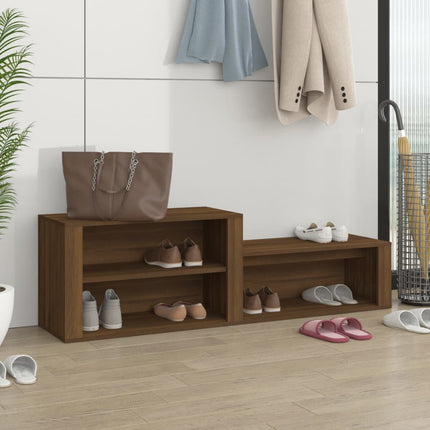 Schoenenkast 150X35X45 Cm Bewerkt Hout - XdropX