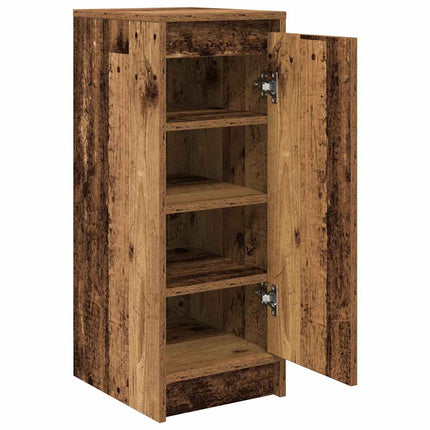 Schoenenkast 29,5X34X76 Cm Bewerkt Hout Kleurig - XdropX