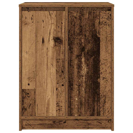 Schoenenkast 57X34X76 Cm Bewerkt Hout Kleurig - XdropX