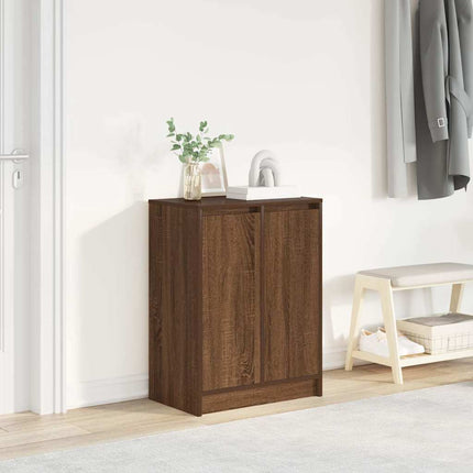 Schoenenkast 57X34X76 Cm Bewerkt Hout Kleurig - XdropX