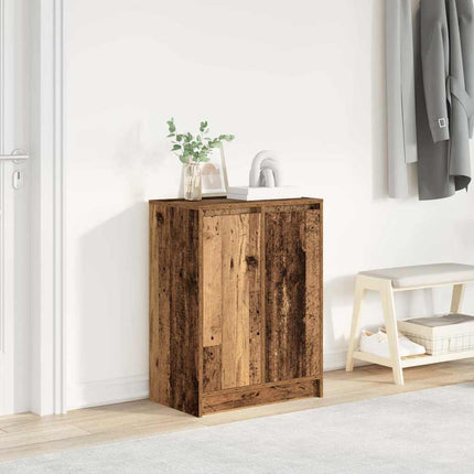 Schoenenkast 57X34X76 Cm Bewerkt Hout Kleurig - XdropX