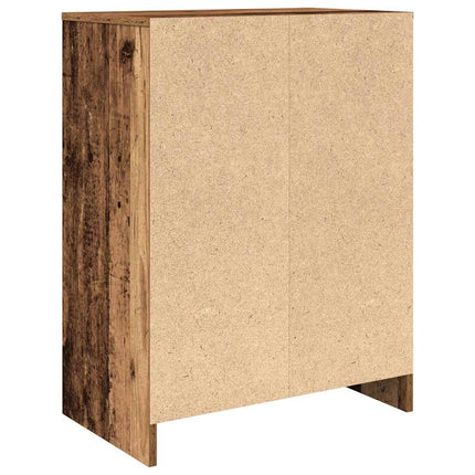 Schoenenkast 57X34X76 Cm Bewerkt Hout Kleurig - XdropX