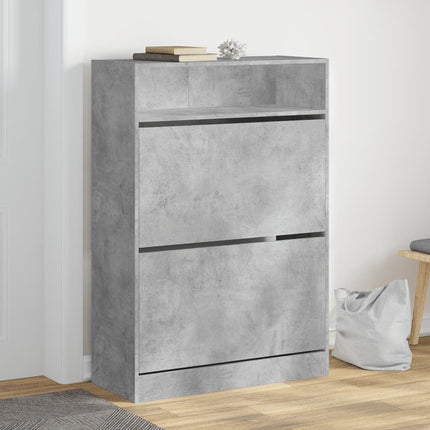 Schoenenkast 60X34X116 Cm Bewerkt Hout - XdropX