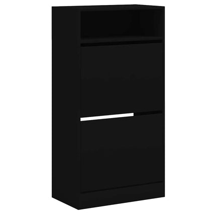 Schoenenkast 60X34X116 Cm Bewerkt Hout - XdropX