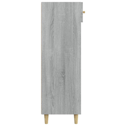 Schoenenkast 60X35X105 Cm Bewerkt Hout Eikenkleur - XdropX