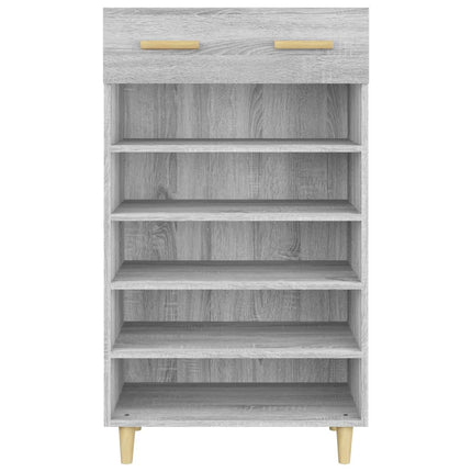 Schoenenkast 60X35X105 Cm Bewerkt Hout Eikenkleur - XdropX