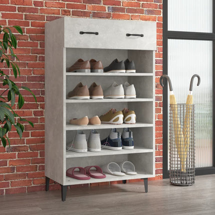 Schoenenkast 60X35X105 Cm Bewerkt Hout Kleurig - XdropX
