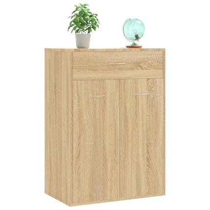 Schoenenkast 60X35X84 Cm Bewerkt Hout Kleurig - XdropX