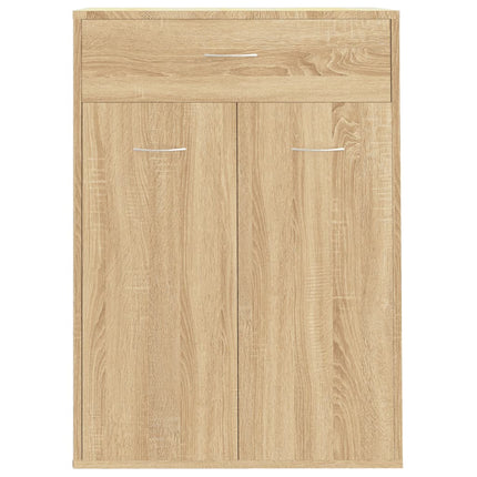 Schoenenkast 60X35X84 Cm Bewerkt Hout Kleurig - XdropX