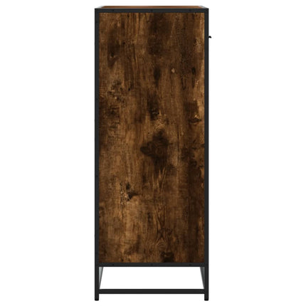Schoenenkast 75X38X97,5 Cm Bewerkt Hout En Metaal - XdropX