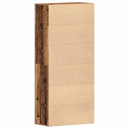 Schoenenkast 80 X 39 X 178 Cm Bewerkt Hout Oudhout - XdropX