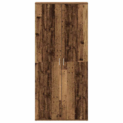 Schoenenkast 80 X 39 X 178 Cm Bewerkt Hout Oudhout - XdropX