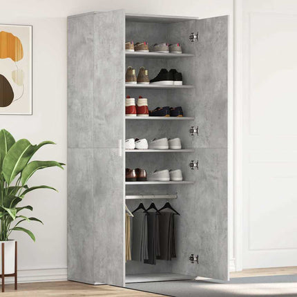 Schoenenkast 80 X 39 X 178 Cm Bewerkt Hout Oudhout - XdropX