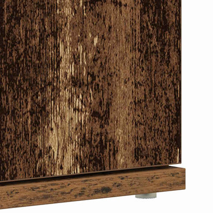 Schoenenkast 80 X 39 X 178 Cm Bewerkt Hout Oudhout - XdropX