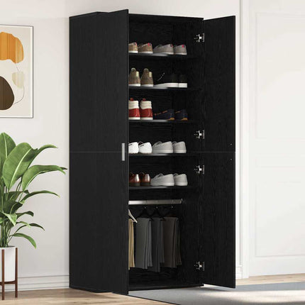 Schoenenkast 80 X 39 X 178 Cm Bewerkt Hout Oudhout - XdropX