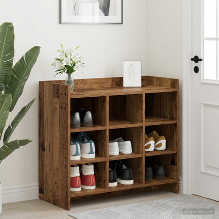 Schoenenkast 85 X 39,5 X 70 Cm Bewerkt Hout - XdropX