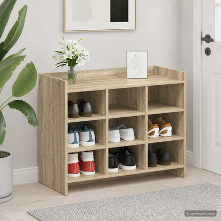 Schoenenkast 85 X 39,5 X 70 Cm Bewerkt Hout - XdropX