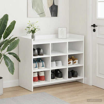 Schoenenkast 85 X 39,5 X 70 Cm Bewerkt Hout - XdropX