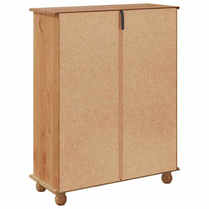 Schoenenkast Askim 85 X 35 X 108 Cm Massief Grenenhout - XdropX