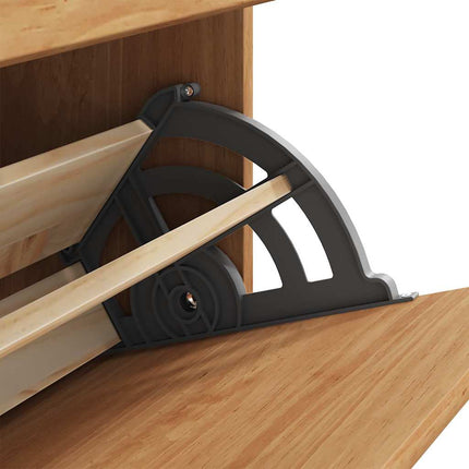 Schoenenkast Askim 85 X 35 X 108 Cm Massief Grenenhout - XdropX