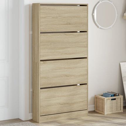 Schoenenkast Bewerkt Hout Kleurig - XdropX