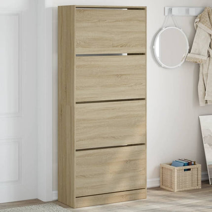 Schoenenkast Bewerkt Hout Kleurig - XdropX