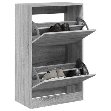 Schoenenkast Bewerkt Hout Kleurig - XdropX