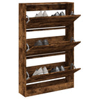 80 x 21 x 125.5 cm / Gerookt eiken