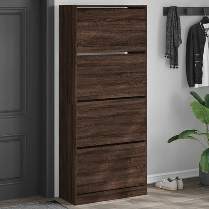 Schoenenkast Bewerkt Hout Kleurig - XdropX