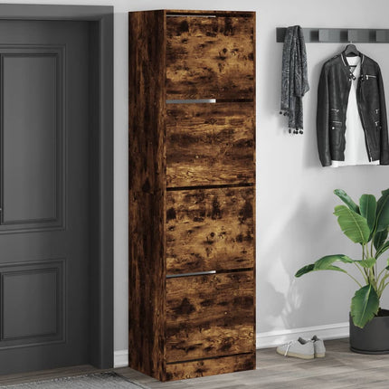 Schoenenkast Bewerkt Hout Kleurig - XdropX