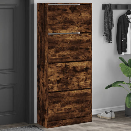 Schoenenkast Bewerkt Hout Kleurig - XdropX